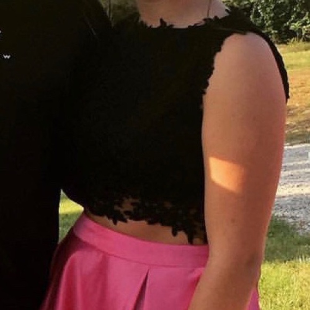 Two piece homecoming dress